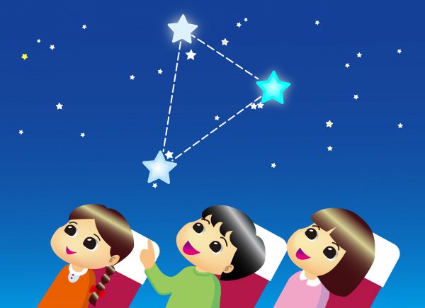 9月「おほしさまの さんかく」